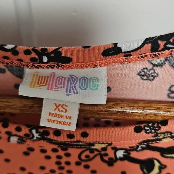 LulaRoe Disney Women's Pink Mickey Mouse Dress - Picture 4 of 8